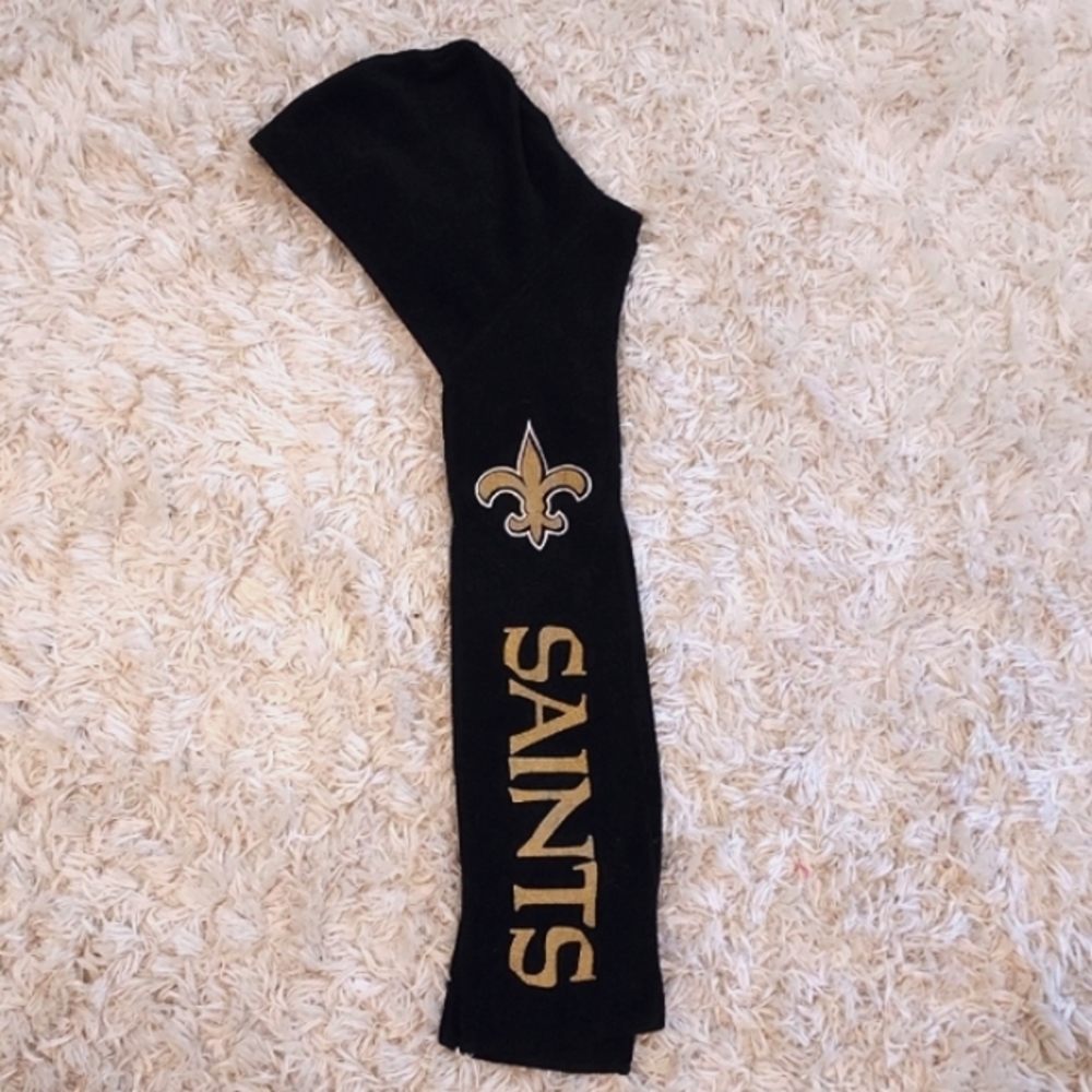 SAINTS Black Hat and Scarf Combo